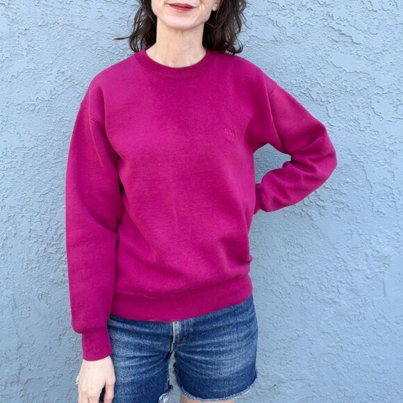 Pink Crewneck Sweatshirt in Womens Large JC Pennys Vintage Olympics - Picture 9 of 9
